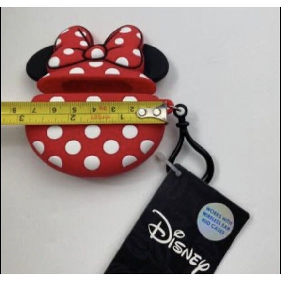 Disney Minnie Mouse Airpod Case Red White Earbud Silicone Case, Brand New w Tags - Picture 12 of 13